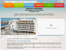 Tablet Screenshot of edificio-albufeira.com